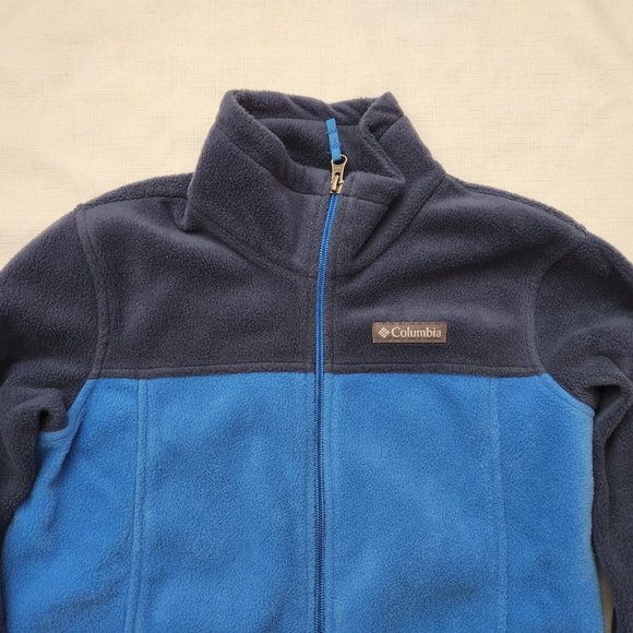 Columbia Fleece Jacket Blue/Navy Kids (M 10/12) - Picture 2 of 14